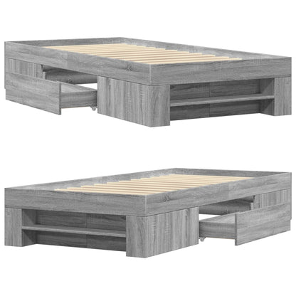Giroletto Grigio Sonoma 75x190 cm in Legno Multistrato | homemem39