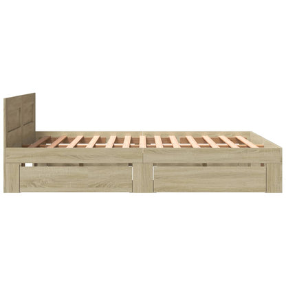 Giroletto Testiera Rovere Sonoma 150x200 cm Legno Multistrato