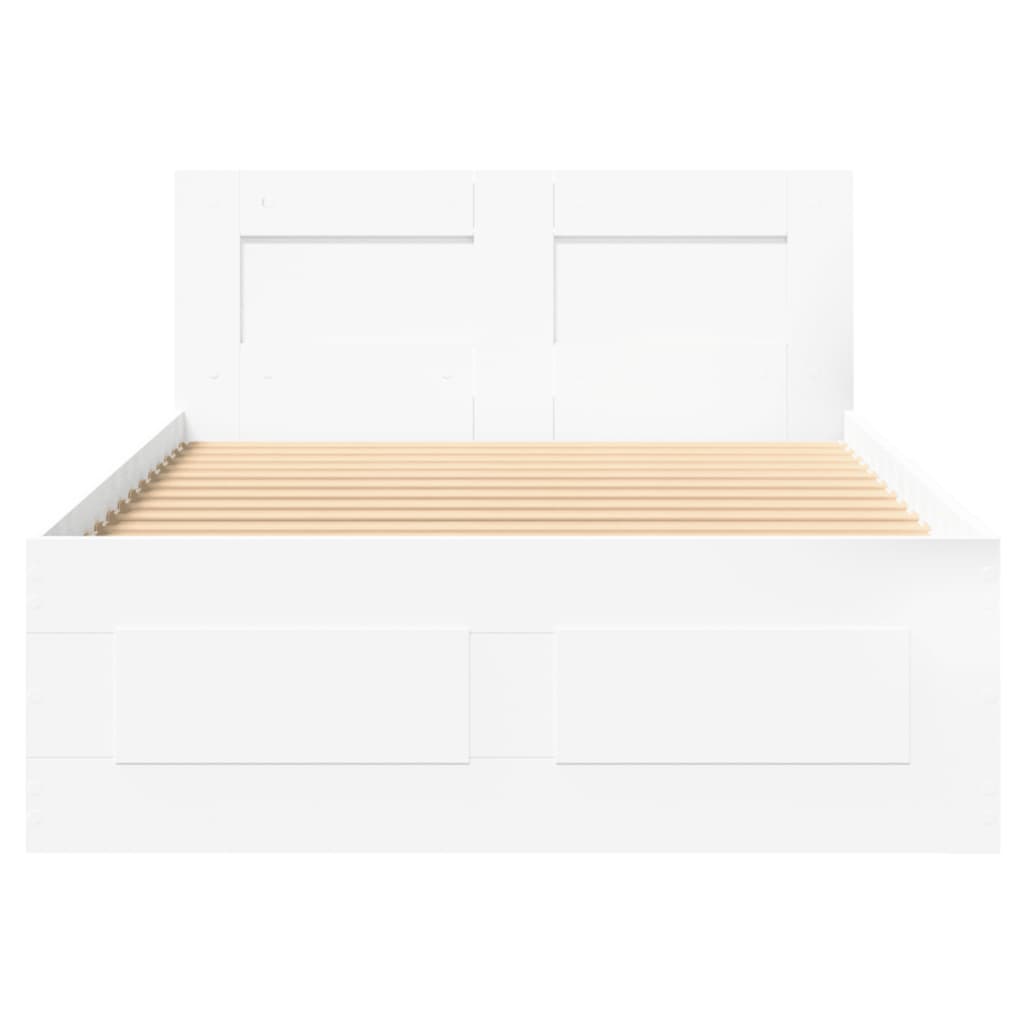 Giroletto con Testiera senza Materasso Bianco 100x200 cm | homemem39