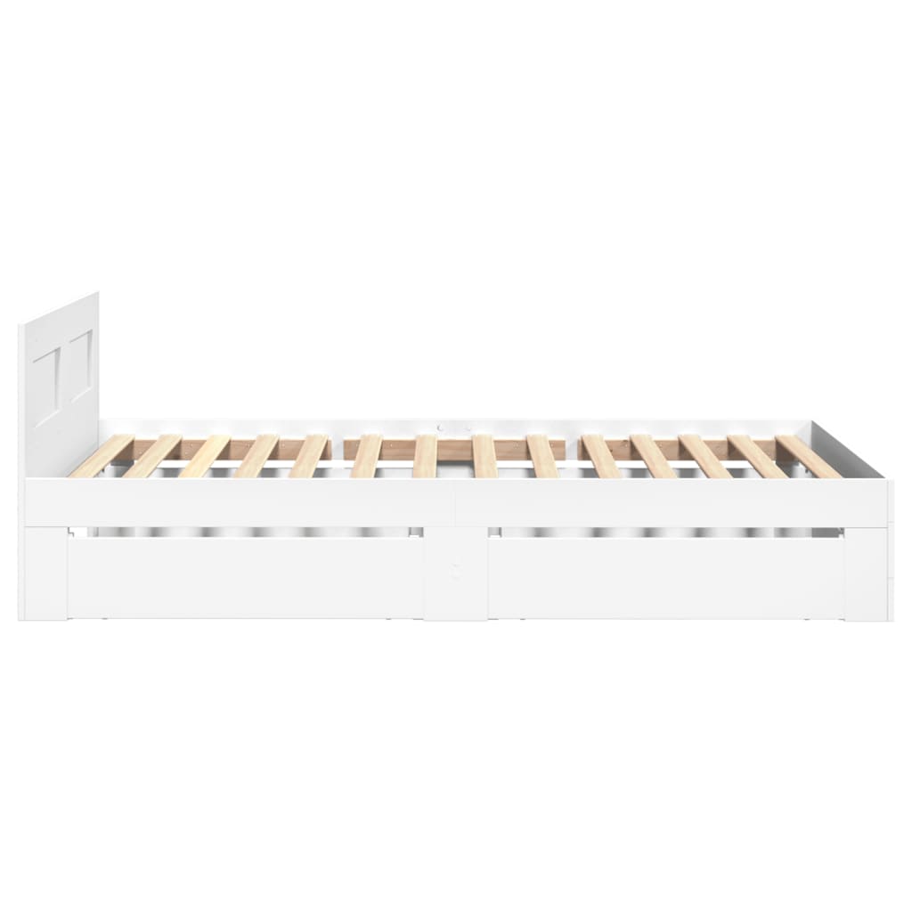 Giroletto con Testiera senza Materasso Bianco 100x200 cm | homemem39