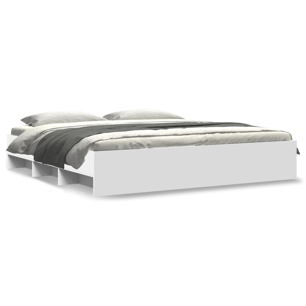 Giroletto senza Materasso Bianco 180x200 cm Legno Multistrato | homemem39