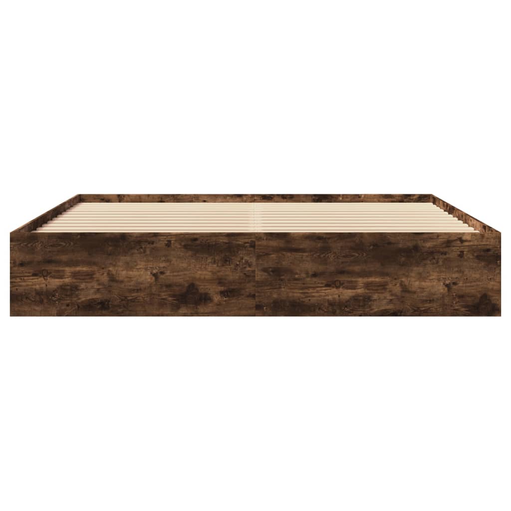 Giroletto senza Materasso Rovere Fumo 180x200 cm in Truciolato