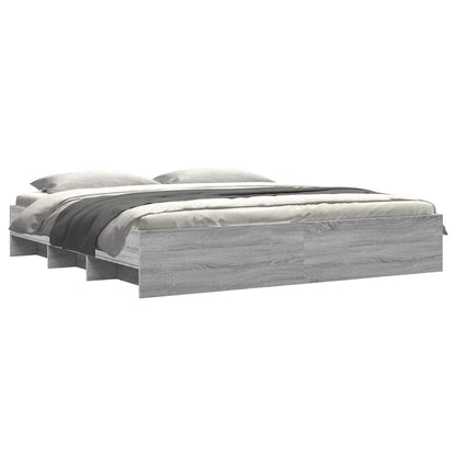 Giroletto senza Materasso Grigio Sonoma 180x200 cm Truciolato | homemem39