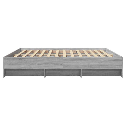 Giroletto senza Materasso Grigio Sonoma 180x200 cm Truciolato | homemem39