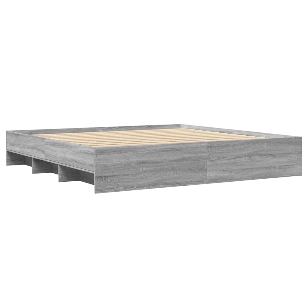 Giroletto senza Materasso Grigio Sonoma 180x200 cm Truciolato | homemem39