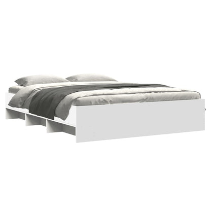 Giroletto senza Materasso Bianco 160x200cm in Legno Multistrato | homemem39