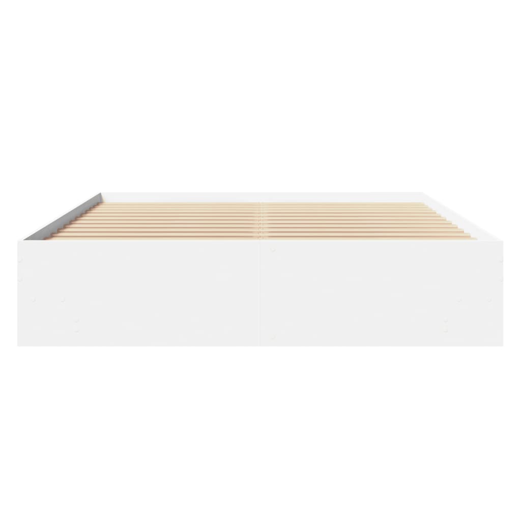 Giroletto senza Materasso Bianco 160x200cm in Legno Multistrato | homemem39
