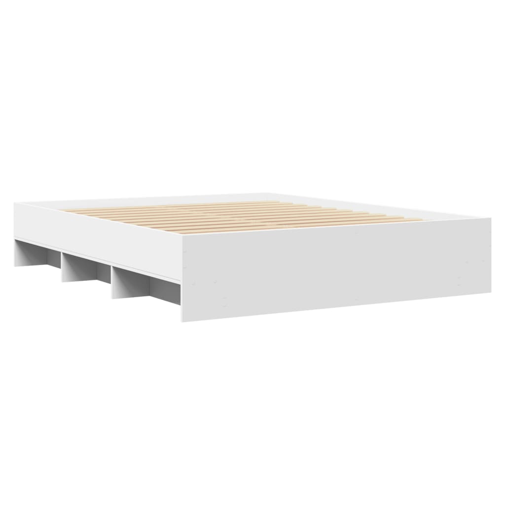 Giroletto senza Materasso Bianco 160x200cm in Legno Multistrato | homemem39