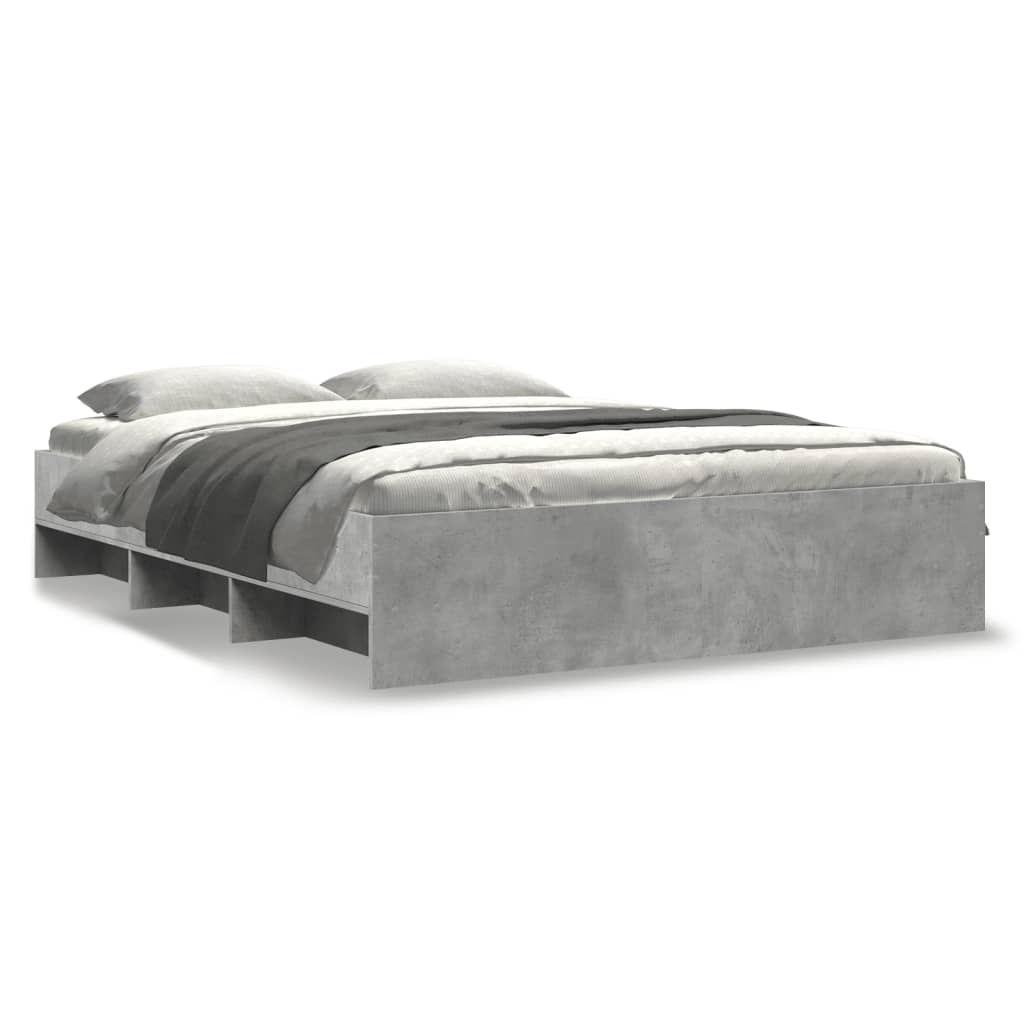 Giroletto senza Materasso Grigio Cemento 160x200cm Truciolato | homemem39