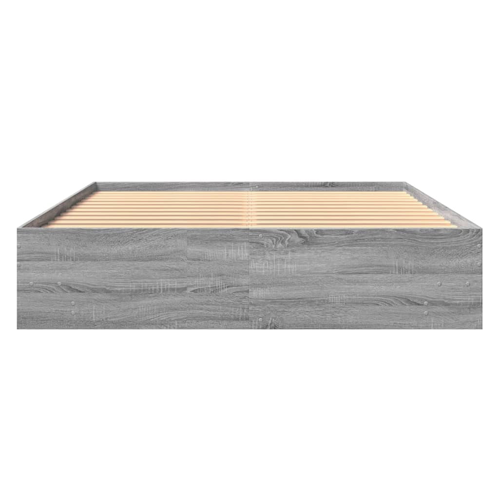 Giroletto senza Materasso Grigio Sonoma 160x200 cm Truciolato | homemem39