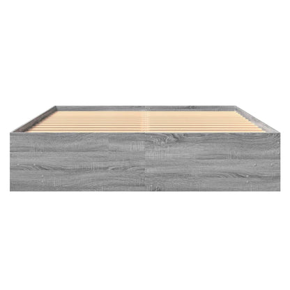 Giroletto senza Materasso Grigio Sonoma 160x200 cm Truciolato | homemem39