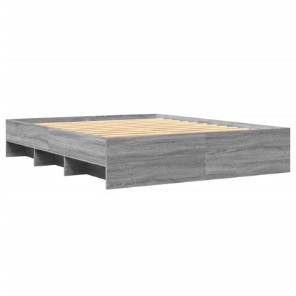 Giroletto senza Materasso Grigio Sonoma 160x200 cm Truciolato | homemem39