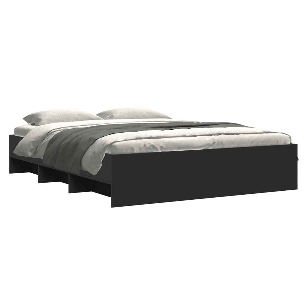 Giroletto Nero 150x200 cm in Legno Multistrato | homemem39