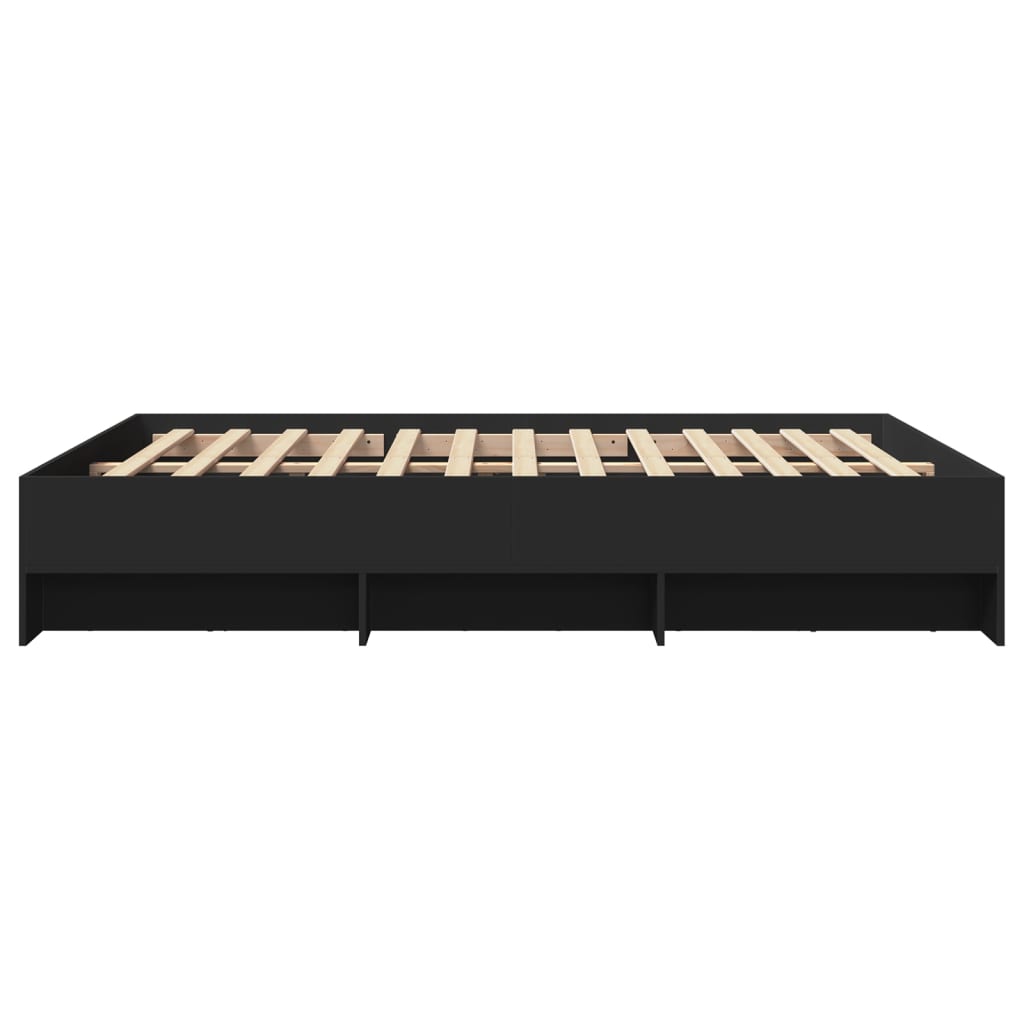 Giroletto Nero 150x200 cm in Legno Multistrato | homemem39