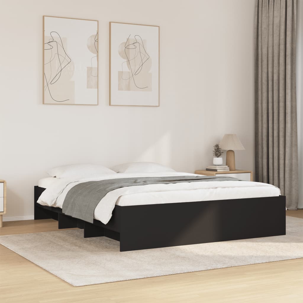 Giroletto Nero 150x200 cm in Legno Multistrato | homemem39