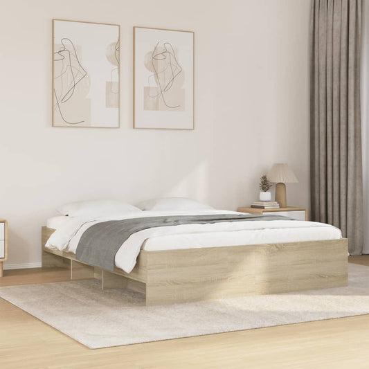 Giroletto senza Materasso Rovere Sonoma 150x200cm in Truciolato | homemem39