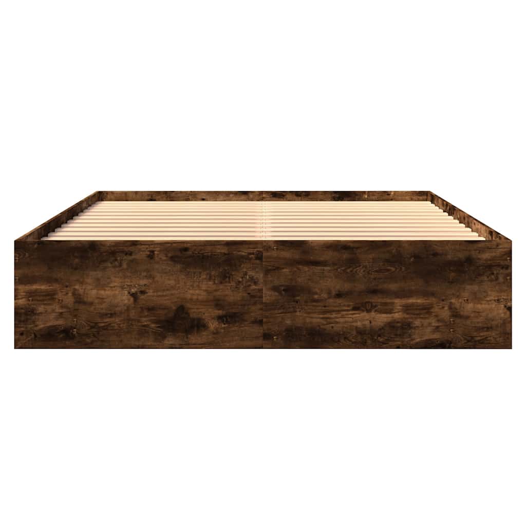 Giroletto senza Materasso Rovere Fumo 150x200 cm in Truciolato | homemem39