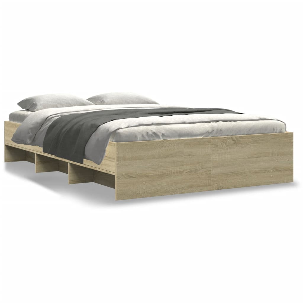 Giroletto senza Materasso Rovere Sonoma 140x200cm in Truciolato | homemem39