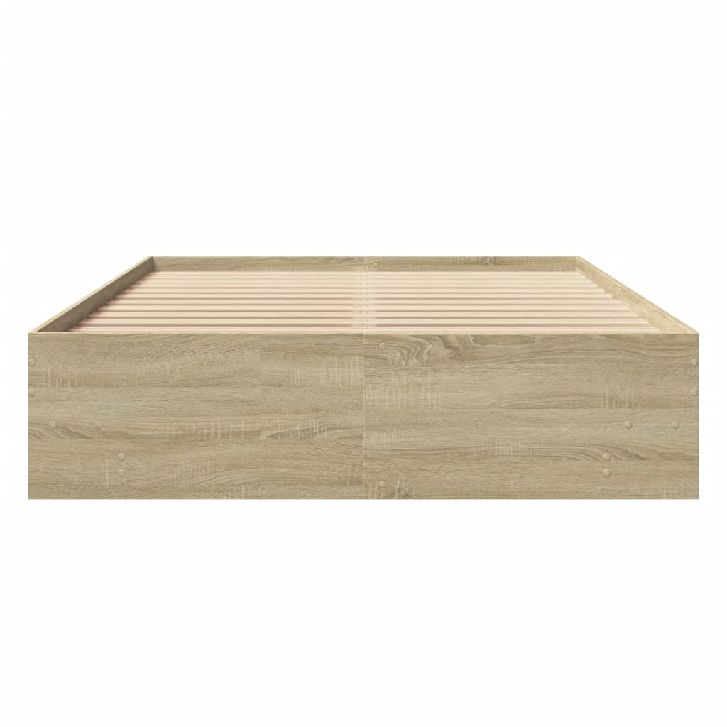 Giroletto senza Materasso Rovere Sonoma 140x200cm in Truciolato | homemem39