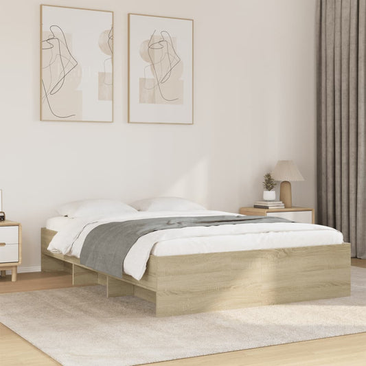 Giroletto senza Materasso Rovere Sonoma 140x200cm in Truciolato | homemem39