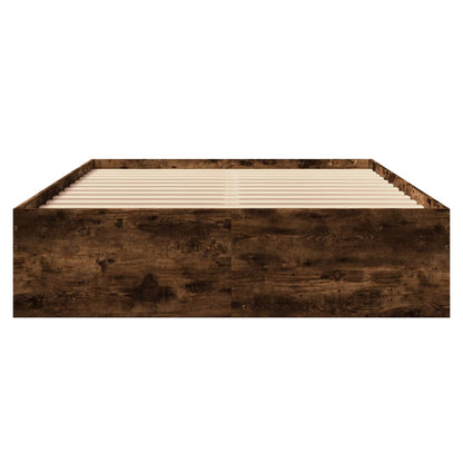 Giroletto senza Materasso Rovere Fumo 140x200 cm in Truciolato | homemem39