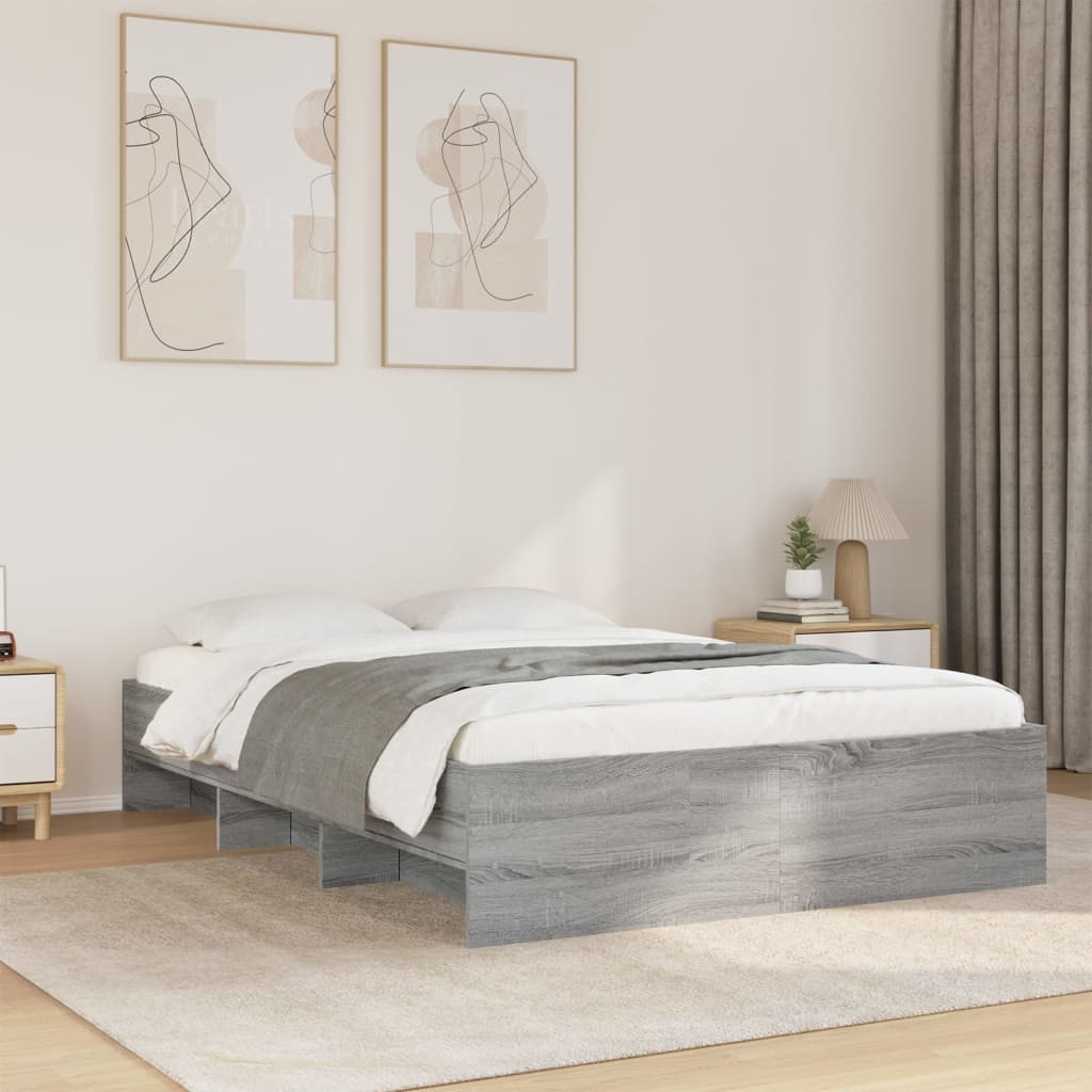 Giroletto Grigio Sonoma 140x200 cm in Legno Multistrato | homemem39