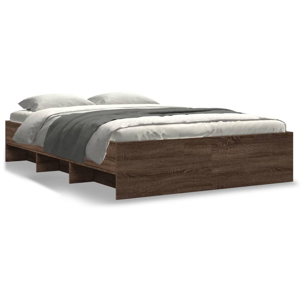 Giroletto senza Materasso Rovere Marrone 120x200 cm Truciolato | homemem39