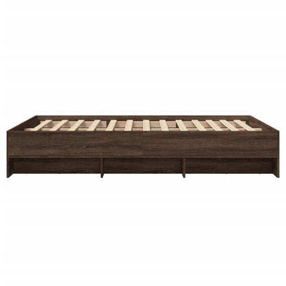 Giroletto senza Materasso Rovere Marrone 120x200 cm Truciolato | homemem39