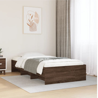 Giroletto senza Materasso Rovere Marrone 90x200cm in Truciolato | homemem39