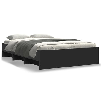 Giroletto Nero 140x190 cm in Legno Multistrato | homemem39