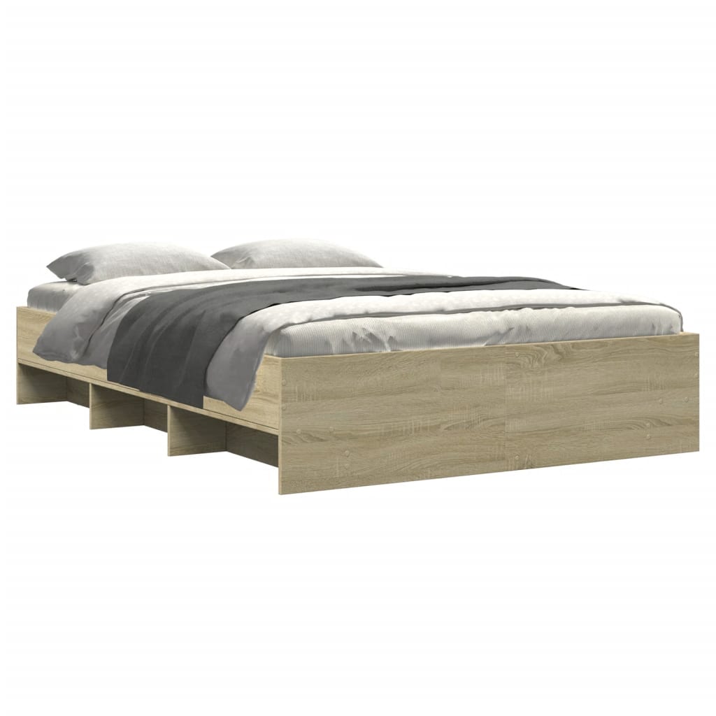 Giroletto senza Materasso Rovere Sonoma 140x190cm in Truciolato | homemem39