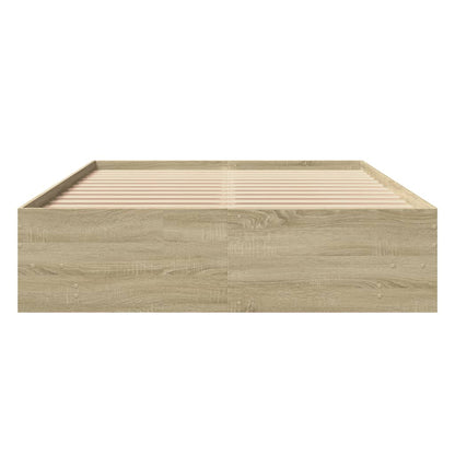 Giroletto senza Materasso Rovere Sonoma 140x190cm in Truciolato | homemem39