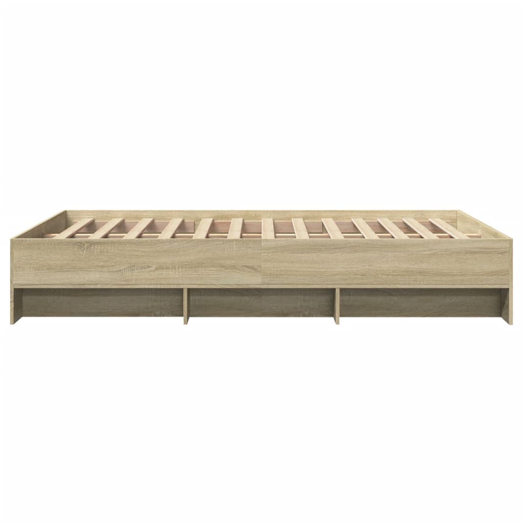 Giroletto senza Materasso Rovere Sonoma 140x190cm in Truciolato | homemem39