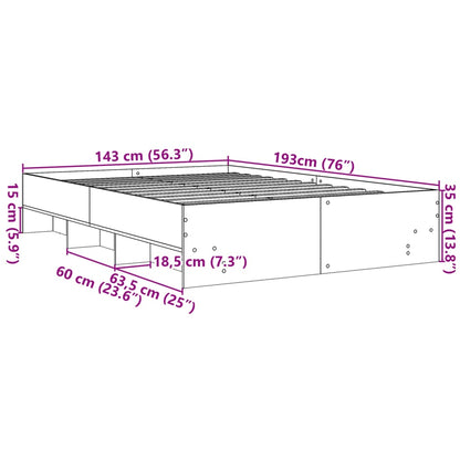 Giroletto Grigio Cemento 140x190 cm in Legno Multistrato | homemem39