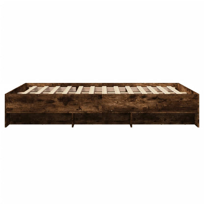 Giroletto senza Materasso Rovere Fumo 140x190 cm in Truciolato | homemem39