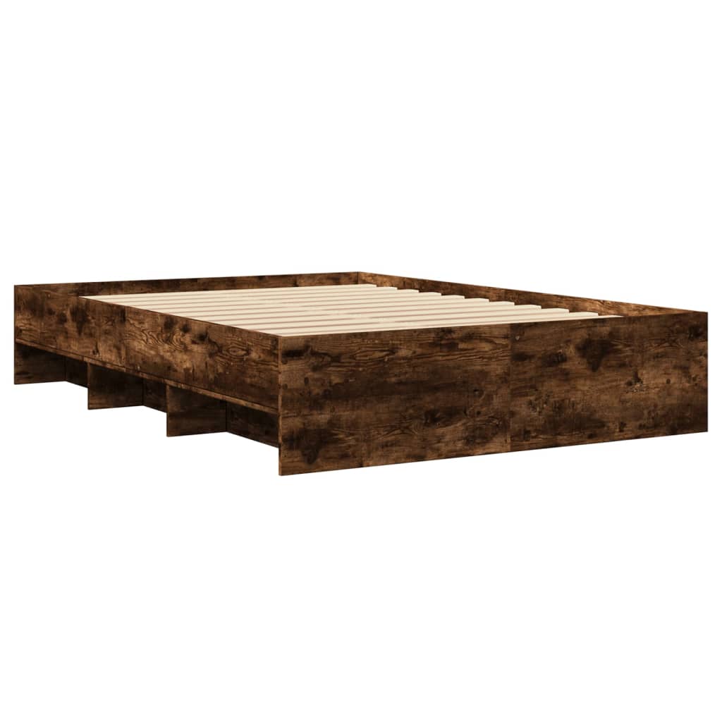 Giroletto senza Materasso Rovere Fumo 140x190 cm in Truciolato | homemem39