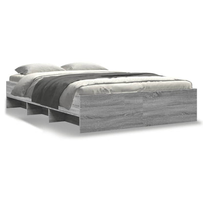 Giroletto Grigio Sonoma 135x190 cm in Legno Multistrato | homemem39