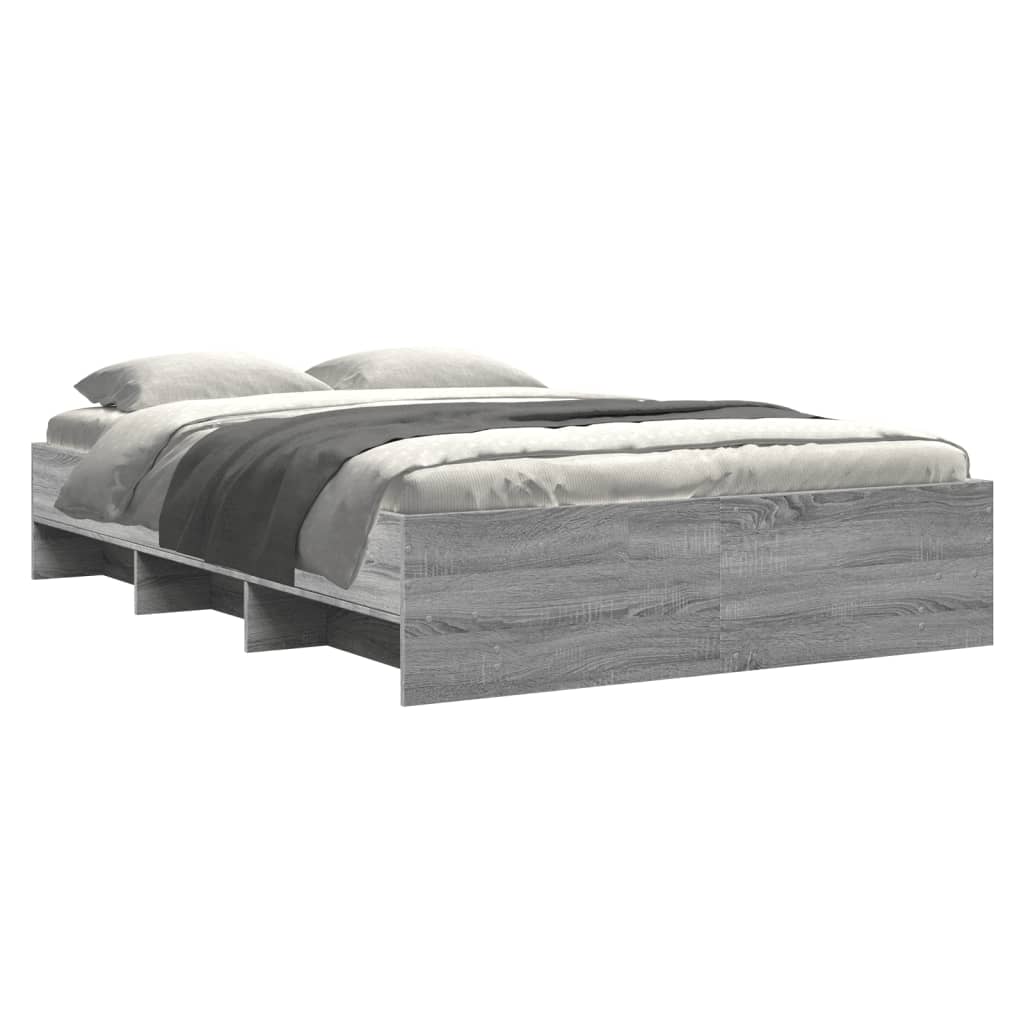 Giroletto Grigio Sonoma 135x190 cm in Legno Multistrato | homemem39