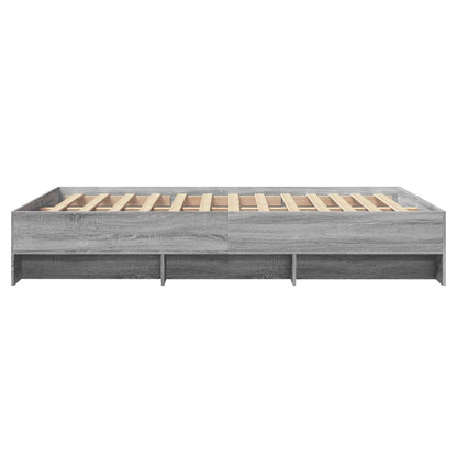 Giroletto Grigio Sonoma 135x190 cm in Legno Multistrato | homemem39