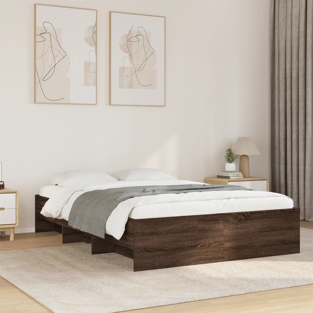 Giroletto Rovere Marrone 135x190 cm in Legno Multistrato | homemem39
