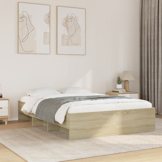 Giroletto senza Materasso Rovere Sonoma 120x190cm in Truciolato | homemem39