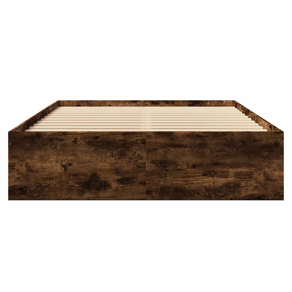 Giroletto senza Materasso Rovere Fumo 120x190 cm in Truciolato | homemem39