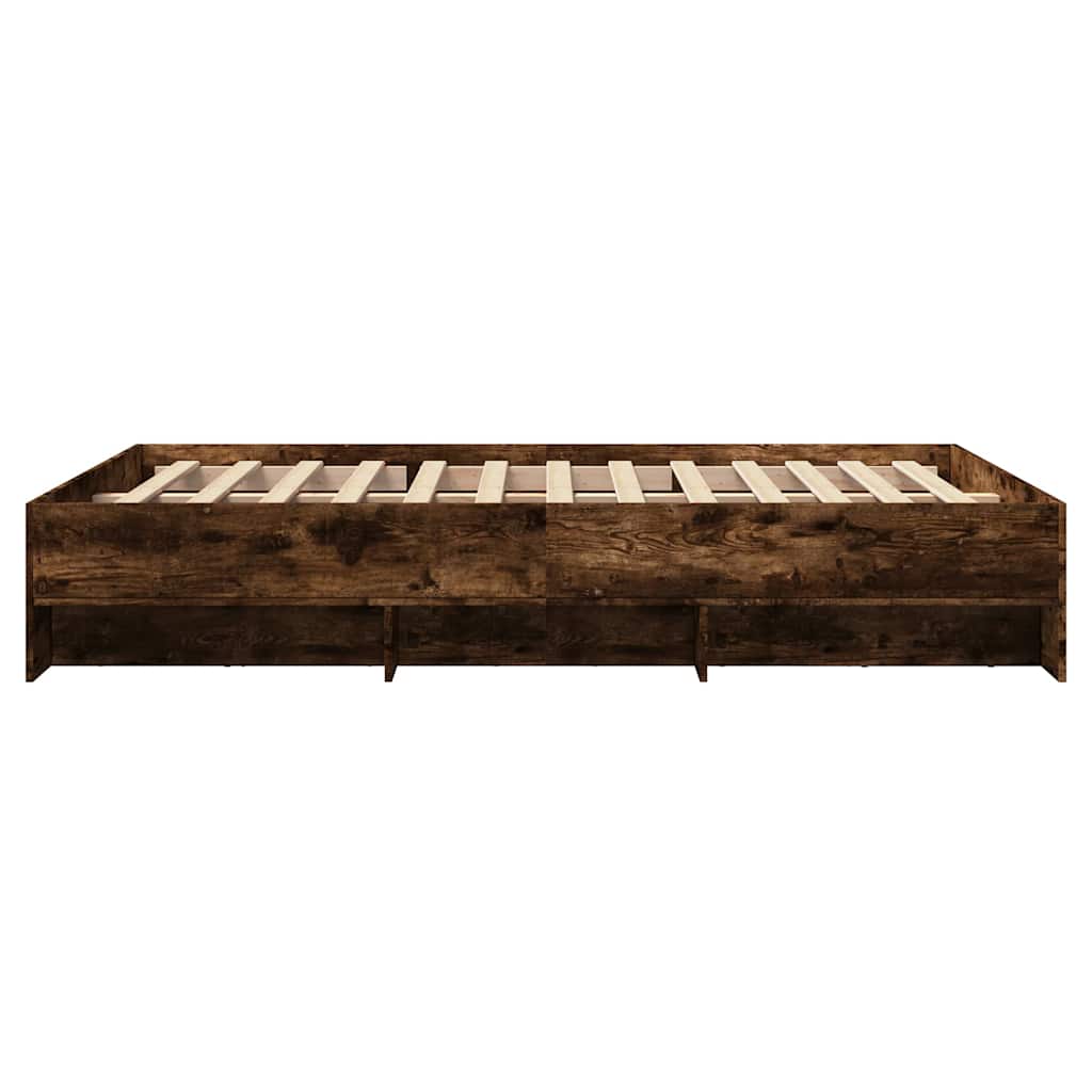Giroletto senza Materasso Rovere Fumo 120x190 cm in Truciolato | homemem39