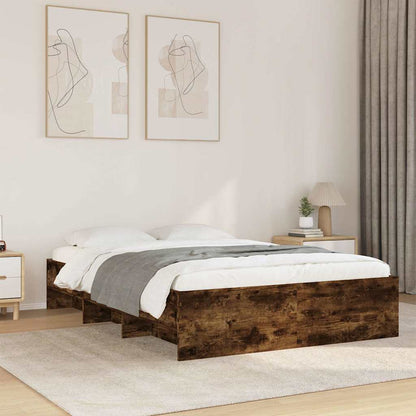 Giroletto senza Materasso Rovere Fumo 120x190 cm in Truciolato | homemem39