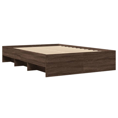 Giroletto senza Materasso Rovere Marrone 120x190 cm Truciolato | homemem39