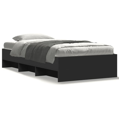 Giroletto Nero 90x190 cm in Legno Multistrato | homemem39