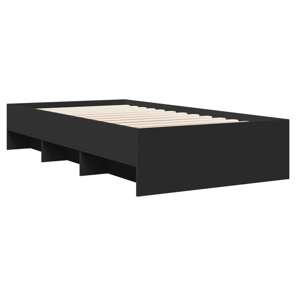 Giroletto Nero 90x190 cm in Legno Multistrato | homemem39