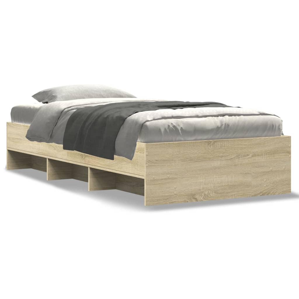 Giroletto senza Materasso Rovere Sonoma 90x190 cm in Truciolato | homemem39