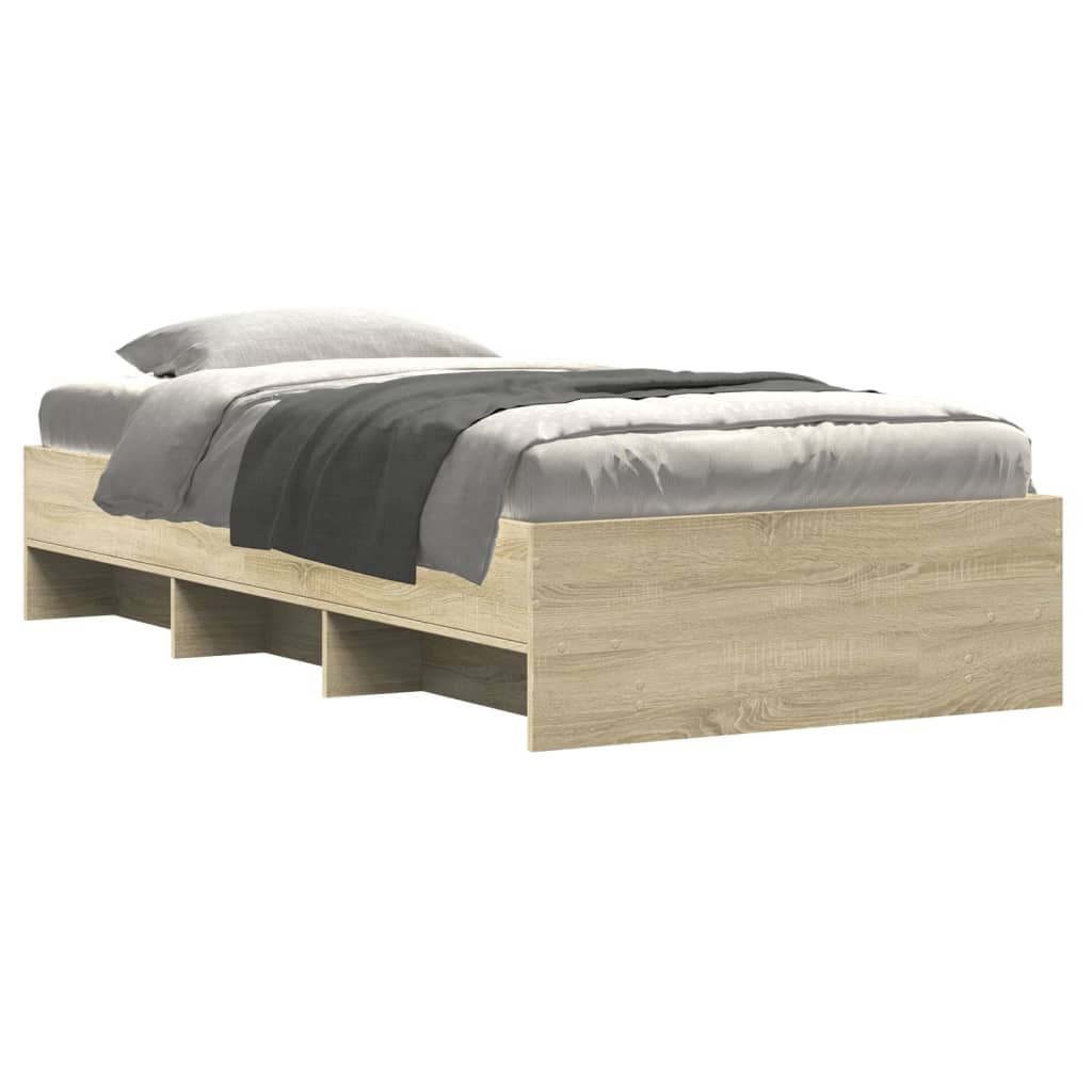 Giroletto senza Materasso Rovere Sonoma 90x190 cm in Truciolato | homemem39