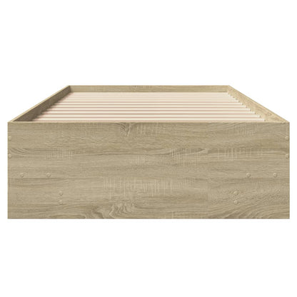 Giroletto senza Materasso Rovere Sonoma 90x190 cm in Truciolato | homemem39